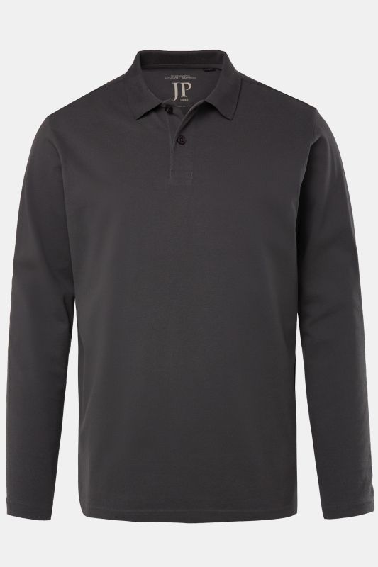 Polo JP 1880 en piqué, manches longues, collection Basic - jusqu'au 8 XL