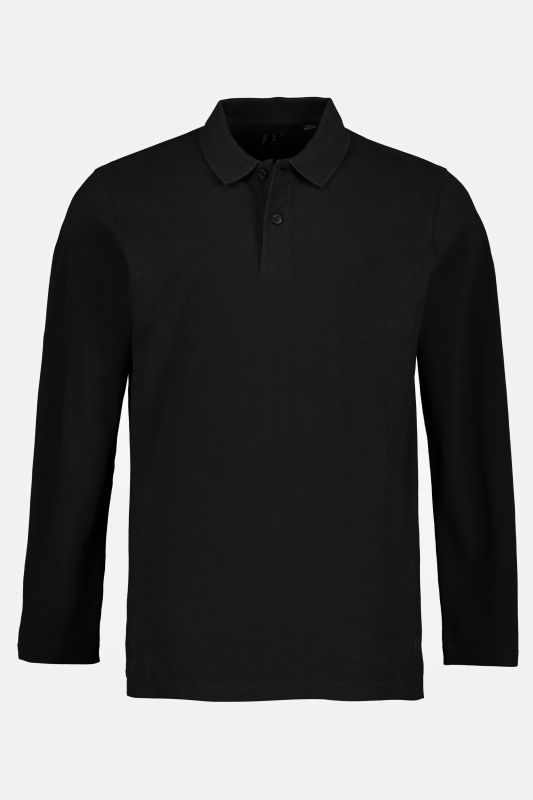 Polo JP 1880 en piqué, manches longues, collection Basic - jusqu'au 8 XL