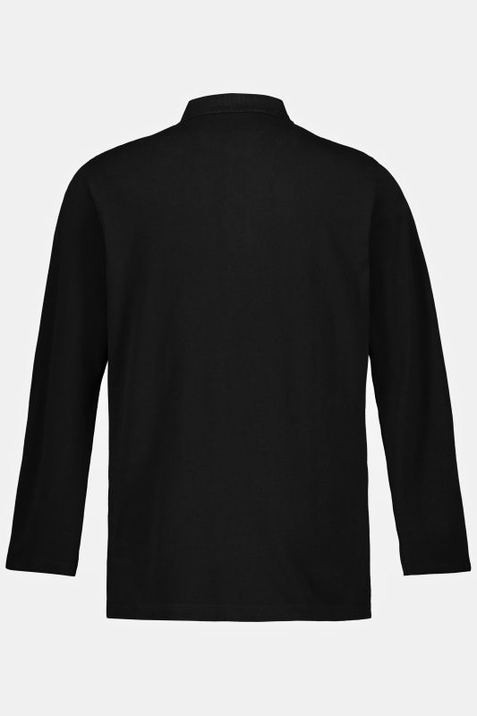 Polo JP 1880 en piqué, manches longues, collection Basic - jusqu'au 8 XL