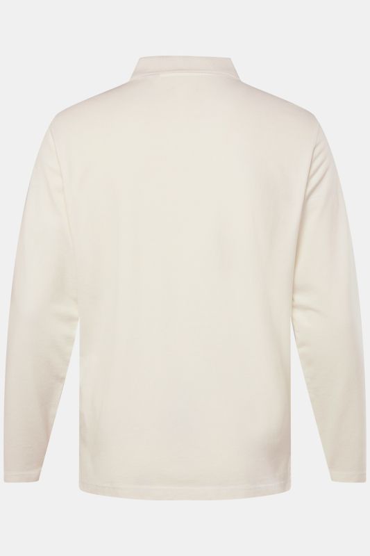 Polo JP 1880 en piqué, manches longues, collection Basic - jusqu'au 8 XL