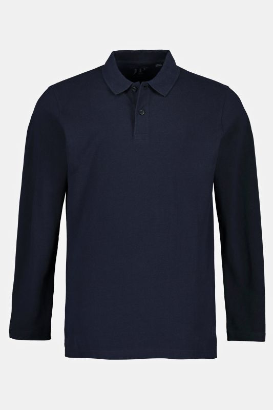Polo JP 1880 en piqué, manches longues, collection Basic - jusqu'au 8 XL