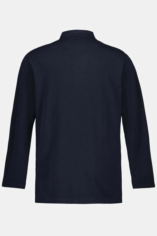 Polo JP 1880 en piqué, manches longues, collection Basic - jusqu'au 8 XL