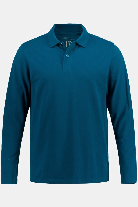 Polo JP 1880 en piqué, manches longues, collection Basic - jusqu'au 8 XL