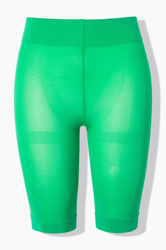 Cycliste, 80 deniers. Protège des cuisses contre les frottements, longueur aux genoux.