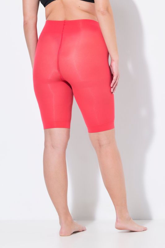 Cycliste, 80 deniers. Protège des cuisses contre les frottements, longueur aux genoux.