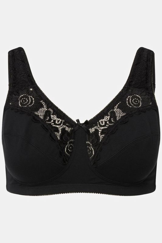 Soutien-gorge de maintien Kelly. Modèle sans armatures, dentelle - bonnets C-E