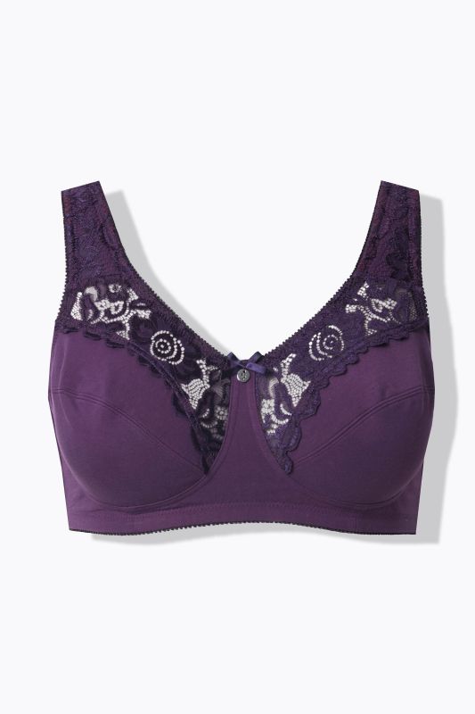 Soutien-gorge de maintien Kelly. Modèle sans armatures, dentelle - bonnets C-E