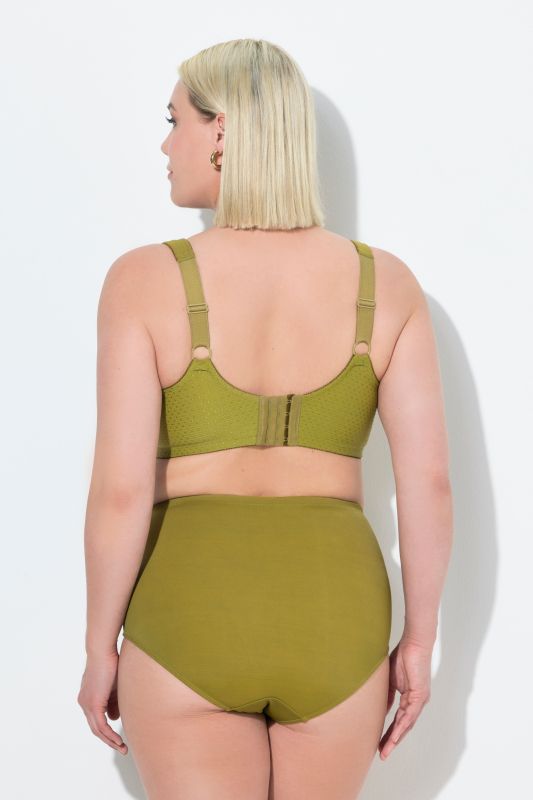 Soutien-gorge de maintien Kelly, tissu texturé. Sans armatures. Bonnets C à H.