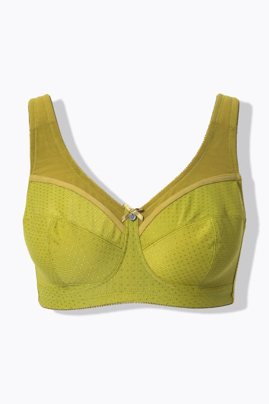 Soutien-gorge de maintien Kelly, tissu texturé. Sans armatures. Bonnets C à H.
