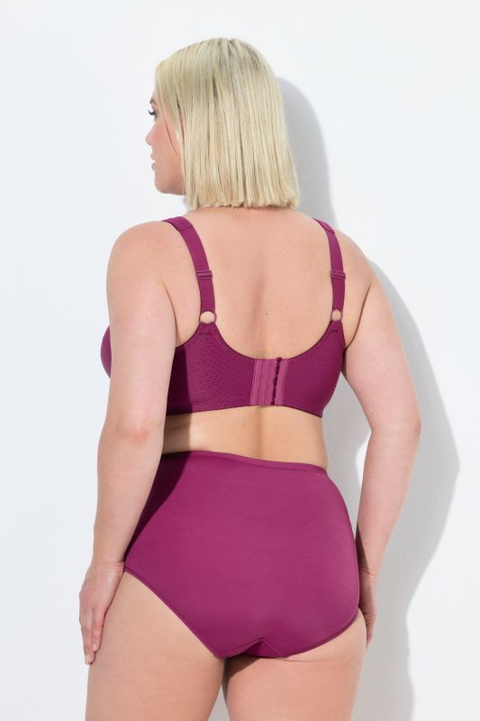 Soutien-gorge de maintien Kelly, tissu texturé. Sans armatures. Bonnets C à H.
