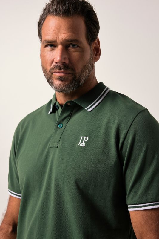 Polo ventre confort à manches courtes, maille piquée - jusqu'au 8 XL