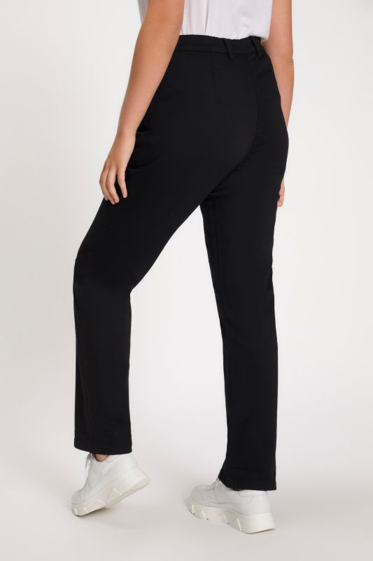 Pantalon stretch Basic, modèle Mony coupe carotte, couleur résistante