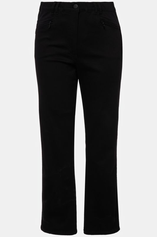 Pantalon stretch Basic, modèle Mony coupe carotte, couleur résistante