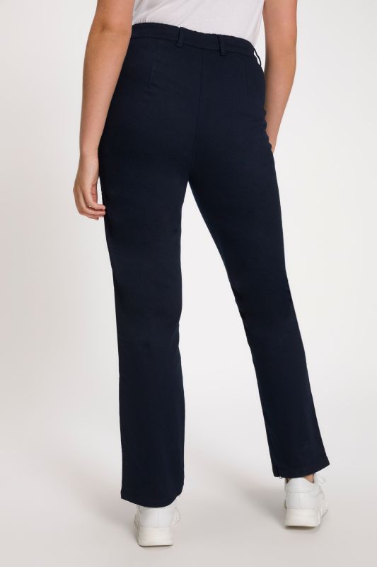 Pantalon stretch Basic, modèle Mony coupe carotte, couleur résistante