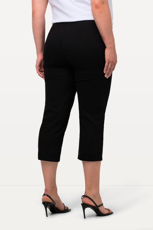 Pantalon Mony, longueur au mollet. Tissu stretch et poches zippées
