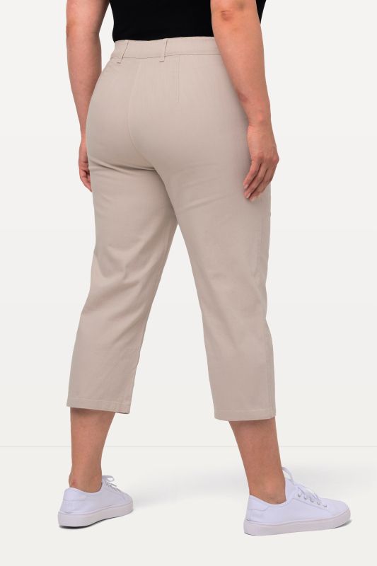 Pantalon Mony, longueur au mollet. Tissu stretch et poches zippées