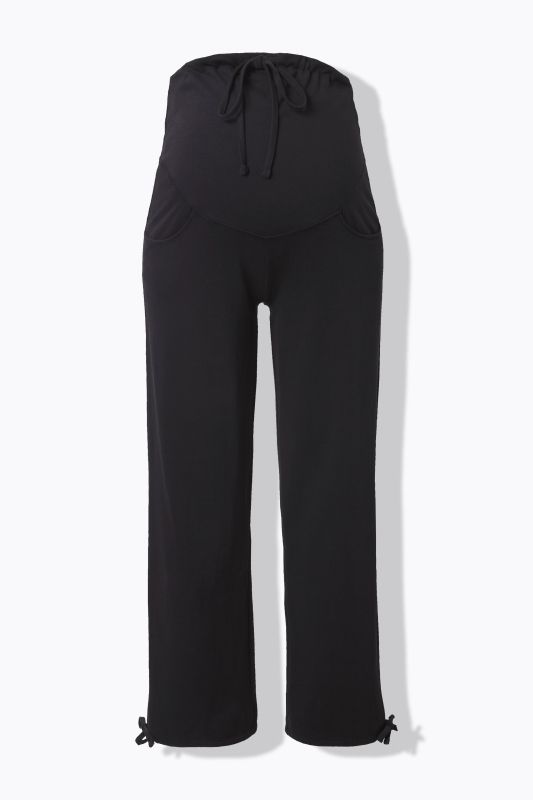 Pantalon en molleton Bellieva, ceinture extra-large, coton bio