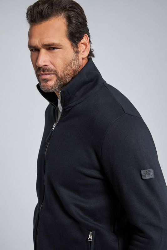 Veste en molleton, col montant - jusqu'au 8 XL