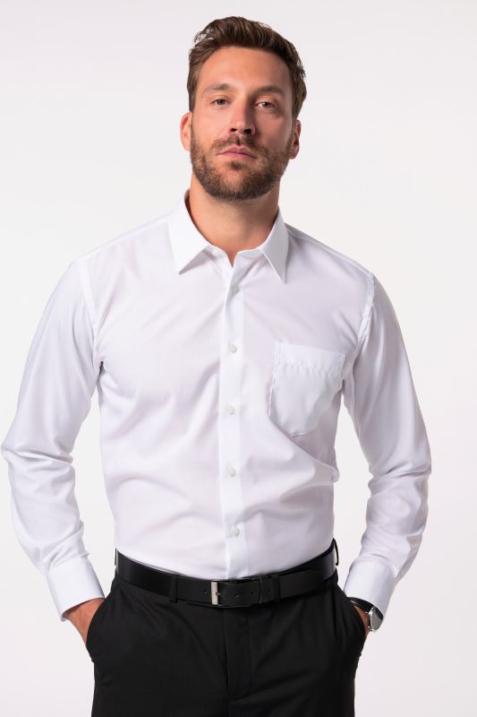 Chemise infroissable, coupe Comfort Fit, col Kent et manches longues, collection Business -jusqu'au 8 XL