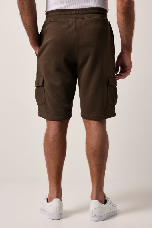 Bermuda cargo JP 1880 en molleton, taille élastique et poches cargo - jusqu'au 7&nbsp;XL