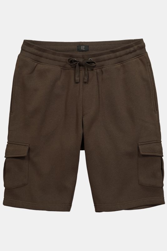 Bermuda cargo JP 1880 en molleton, taille élastique et poches cargo - jusqu'au 7&nbsp;XL