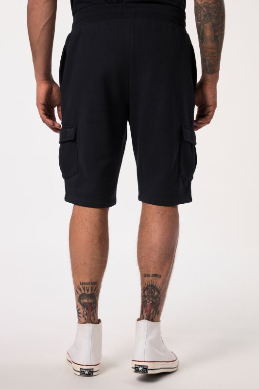 Bermuda cargo JP 1880 en molleton, taille élastique et poches cargo - jusqu'au 7&nbsp;XL