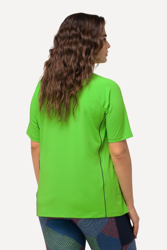 T-shirt, protection UV 50+. Col en V et manches courtes
