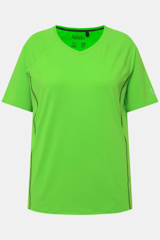 T-shirt, protection UV 50+. Col en V et manches courtes