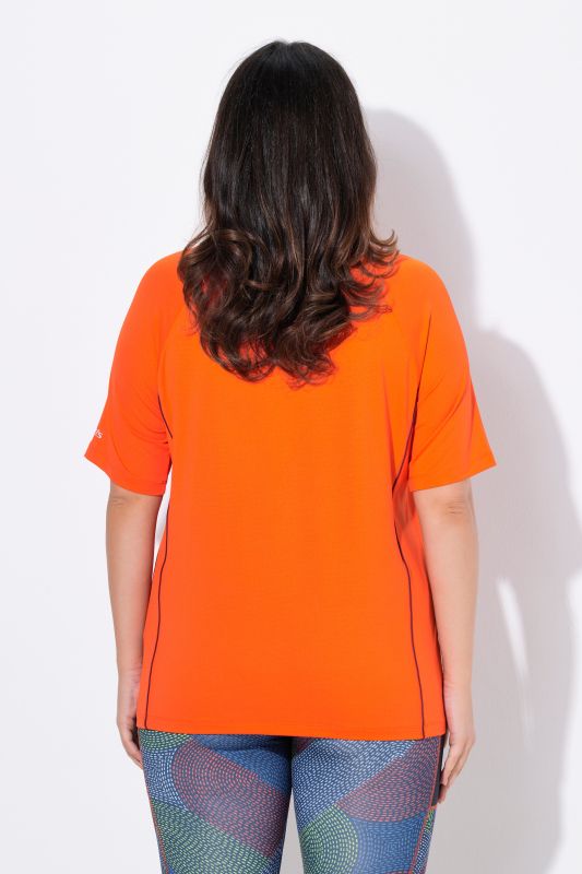 T-shirt, protection UV 50+. Col en V et manches courtes