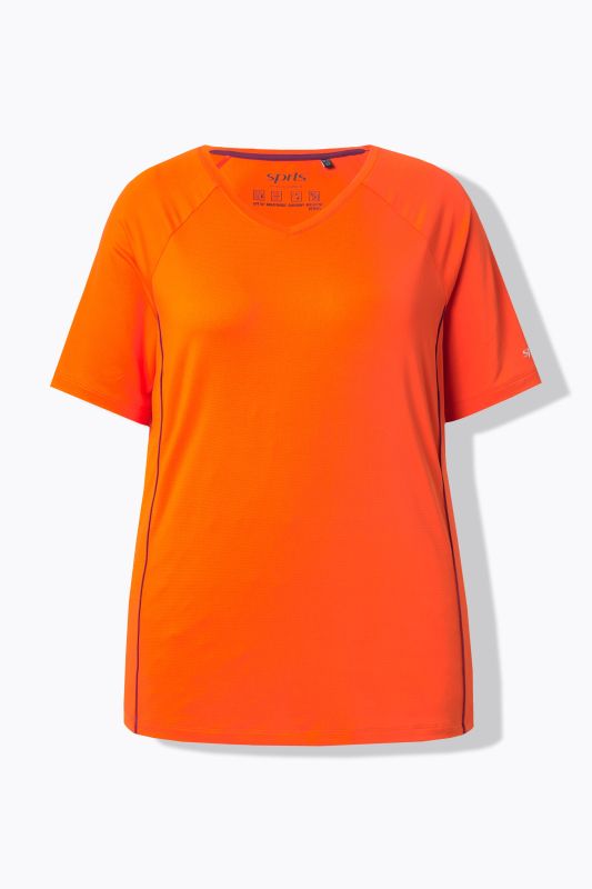 T-shirt, protection UV 50+. Col en V et manches courtes