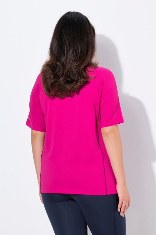 T-shirt, protection UV 50+. Col en V et manches courtes