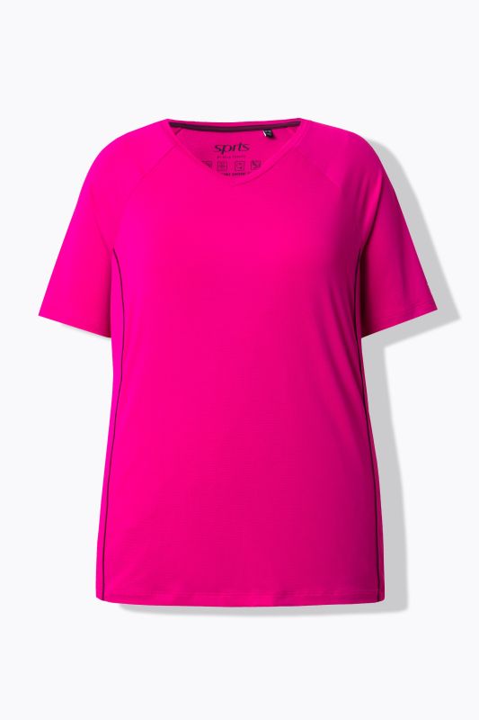 T-shirt, protection UV 50+. Col en V et manches courtes