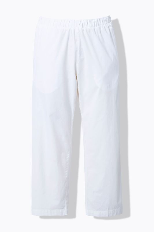Pantalon chino Ruby 7/8 - taille élastique, jambe droite et large