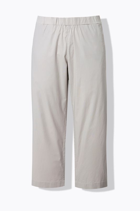 Pantalon chino Ruby 7/8 - taille élastique, jambe droite et large
