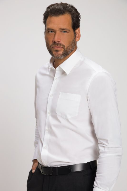 Chemise JP 1880 col Kent, finition FLEXNAMIC® et coupe Modern Basic Fit - jusqu'au 7 XL