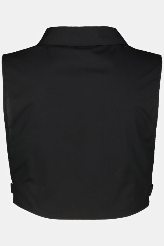 Faux col chemisier, patte de boutonnage, à porter en dessous d'un haut