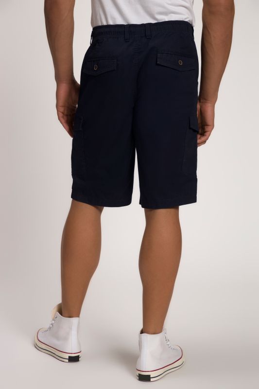 Bermuda cargo 6 poches, jambe droite, coupe Loose Fit