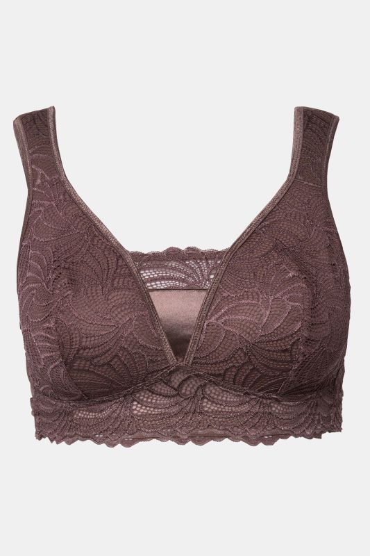 Bralette en dentelle, sans armatures - bonnet B-F.