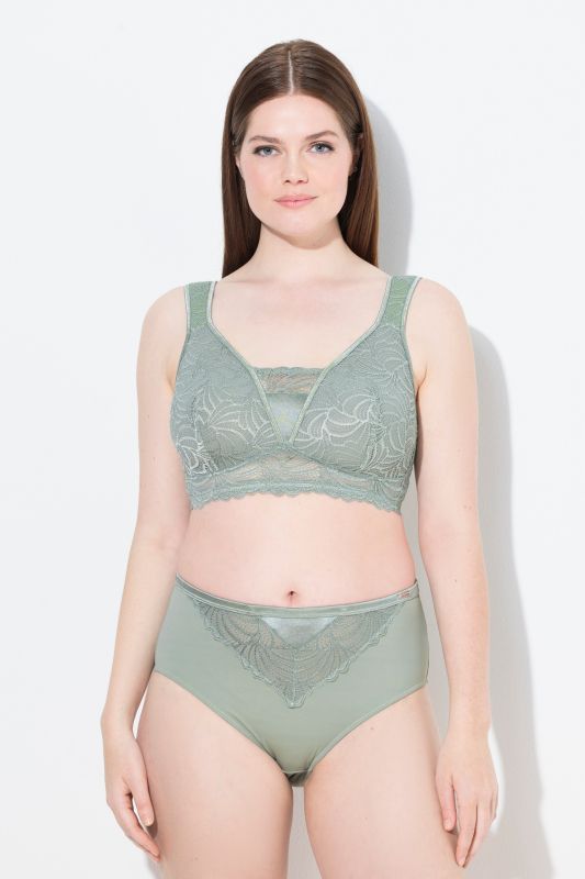 Bralette en dentelle, sans armatures - bonnet B-F.