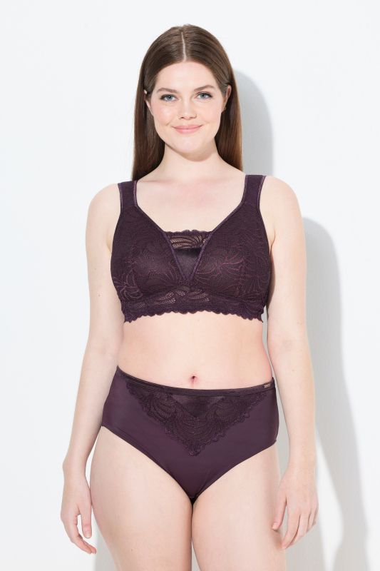 Bralette en dentelle, sans armatures - bonnet B-F.
