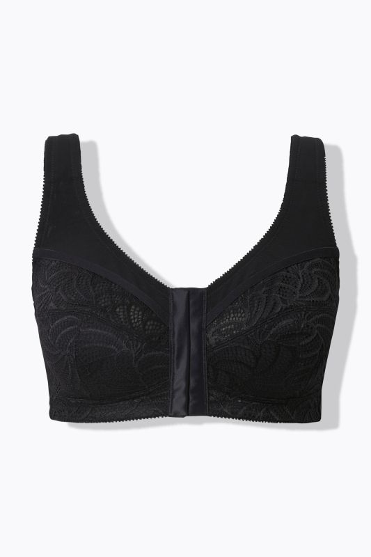 Soutien-gorge de maintien, fermé à l'avant, sans armatures, bonnet C-F