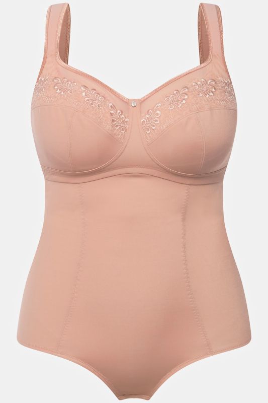 Body sculptant, broderies et Powermesh, bretelles ajustables