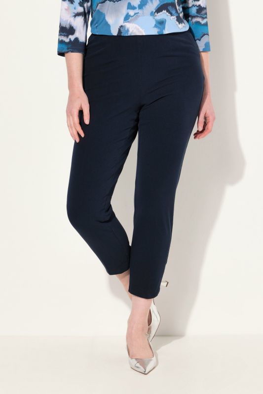 Pantalon 7/8 jambe étroite, taille élastique