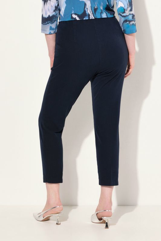 Pantalon 7/8 jambe étroite, taille élastique