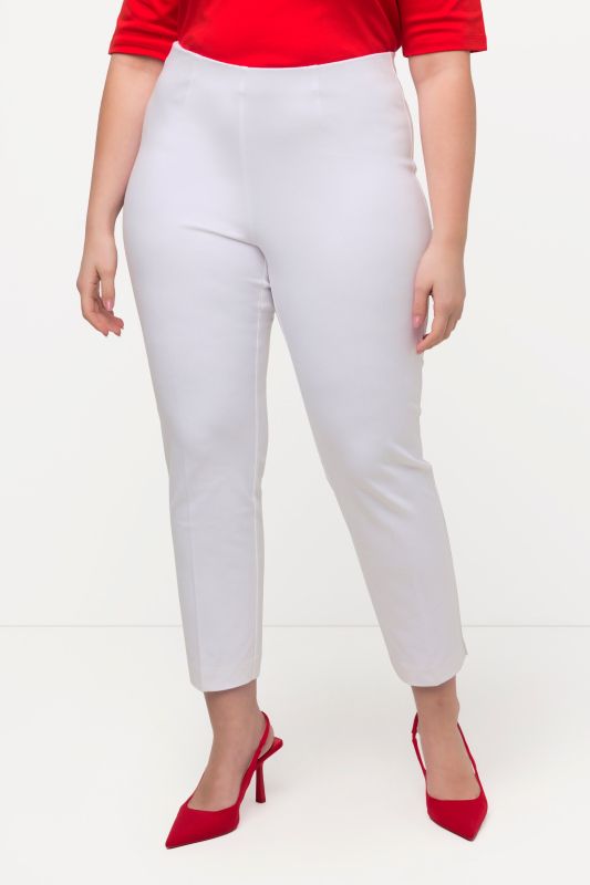 Pantalon 7/8 jambe étroite, taille élastique