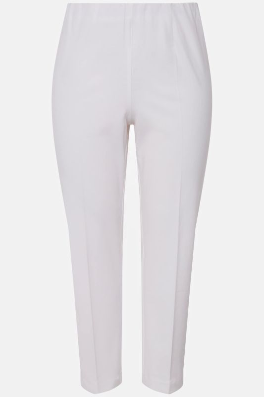 Pantalon 7/8 jambe étroite, taille élastique