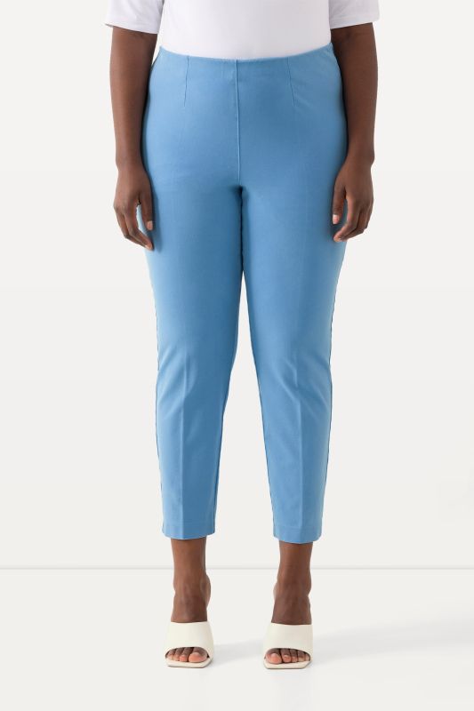 Pantalon 7/8 jambe étroite, taille élastique