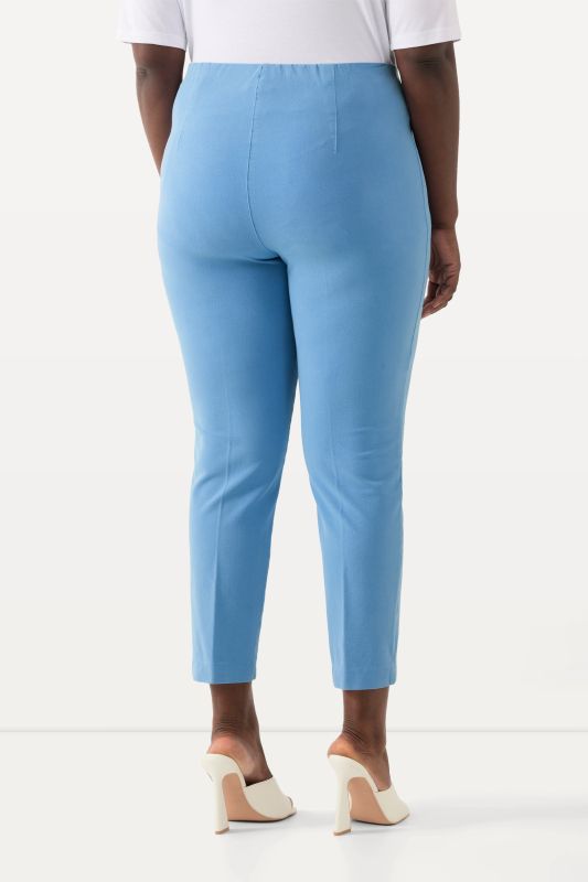 Pantalon 7/8 jambe étroite, taille élastique