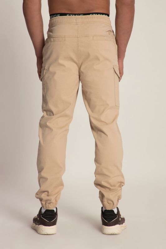 Pantalon cargo STHUGE, coupe Modern fit 6 poches, taille élastique - jusqu'au 8 XL