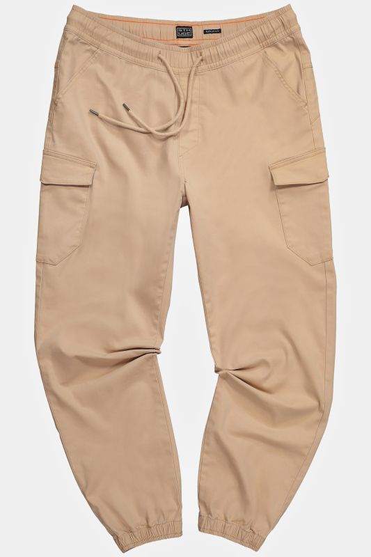 Pantalon cargo STHUGE, coupe Modern fit 6 poches, taille élastique - jusqu'au 8 XL
